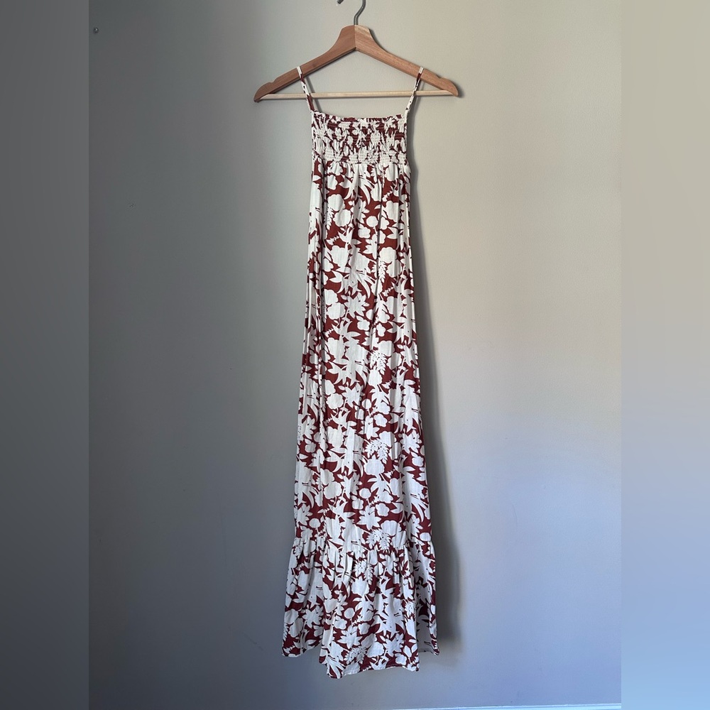 Luau Neutral maxi dress